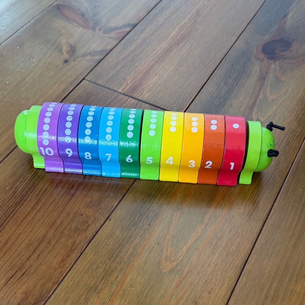 Colorful Counting Caterpillar Toy